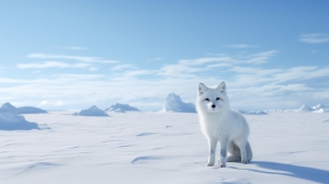 北极狐雪狐狐狸01